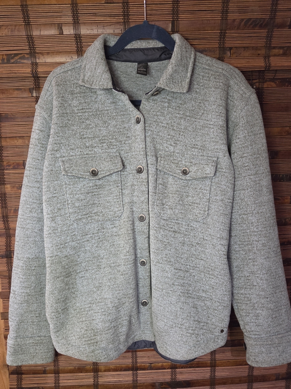 Blue Prana Button Fleece Sweater Jacket Women's Size LRG